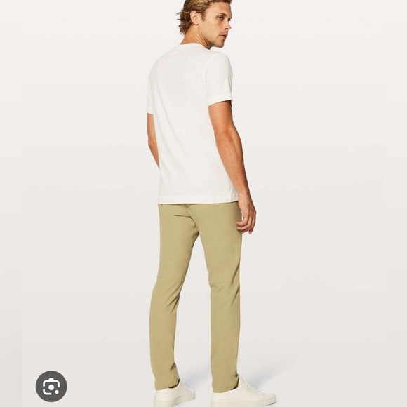 Lululemon Commission Warpstream Slim Fit Pant - Tofino Sands - size 30 - Picture 3 of 7